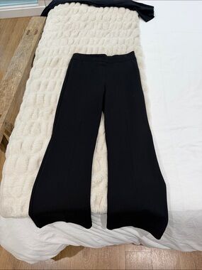SPANX Black Wide-Leg Ponte Pants